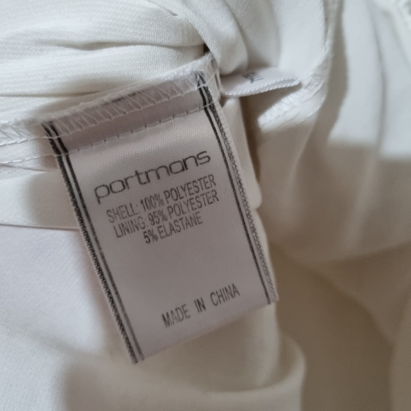 Portmans Size 14 White Square Lace Midi Skirt - Picture 4 of 4